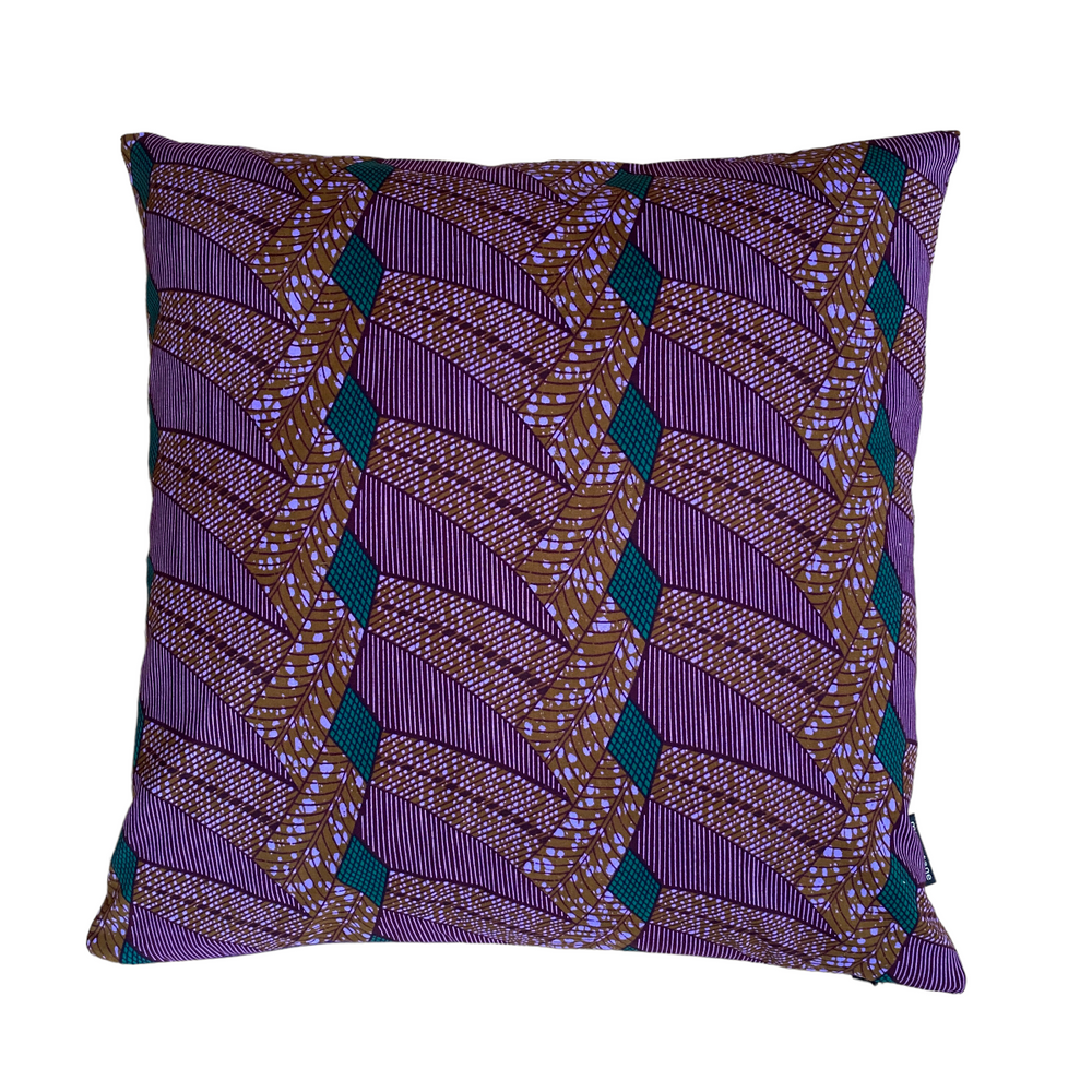 Isolo braids purple cushion 50x50 cm 