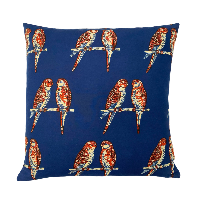 Isolo lovebirds cushion 50x50 cm