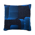 Isolo exponential blue cushion 50x50 cm