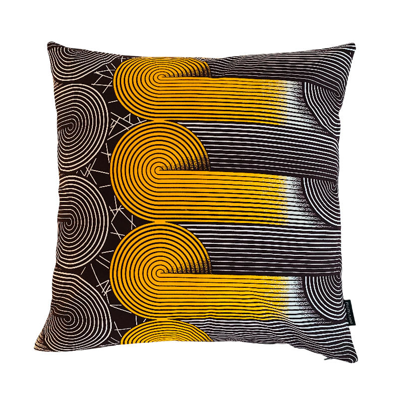 Isolo roll yellow cushion 50x50 cm 