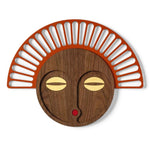 Modern African Mask Red #23